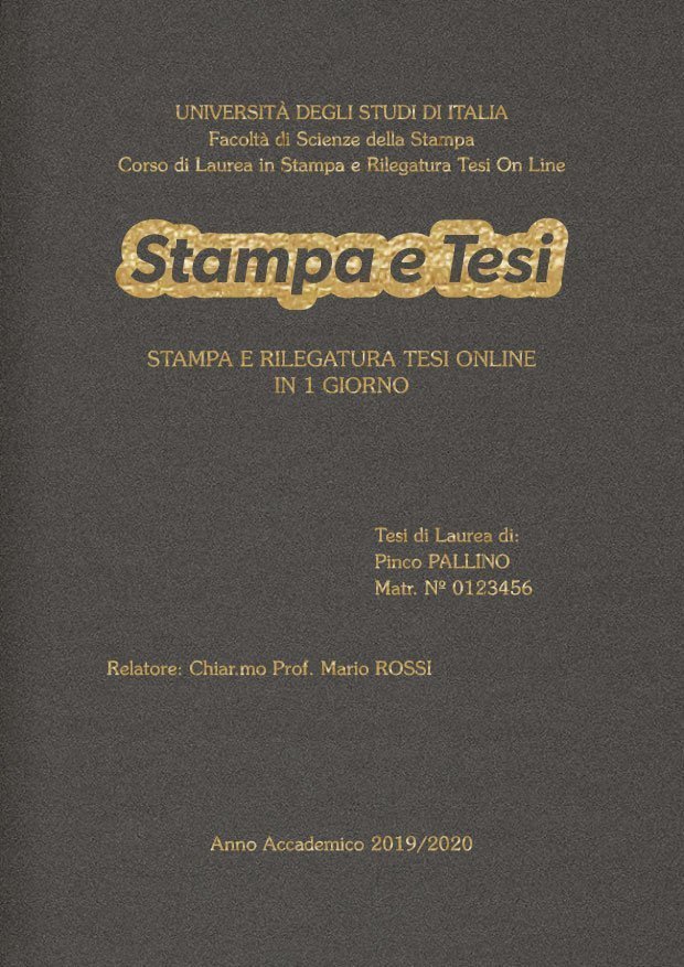 Similpelle Antracite Oro