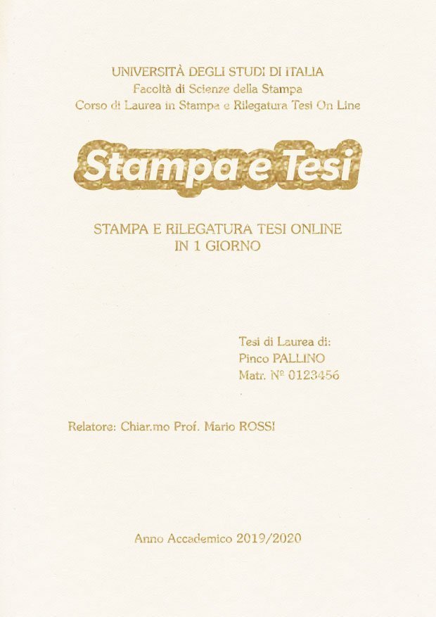 Similpelle Bianco Oro