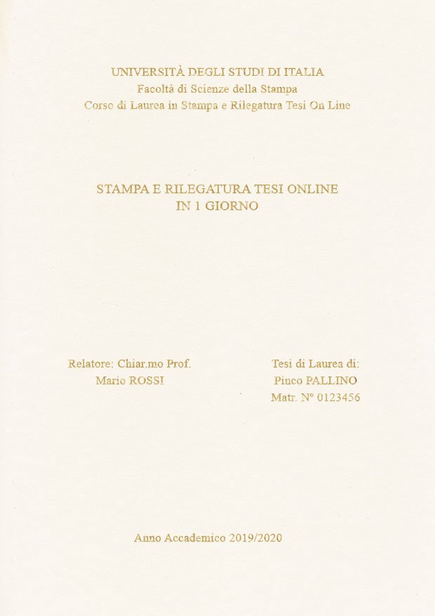 Similpelle Bianco Oro LAYOUT 3 - Senza Logo - Times New Roman