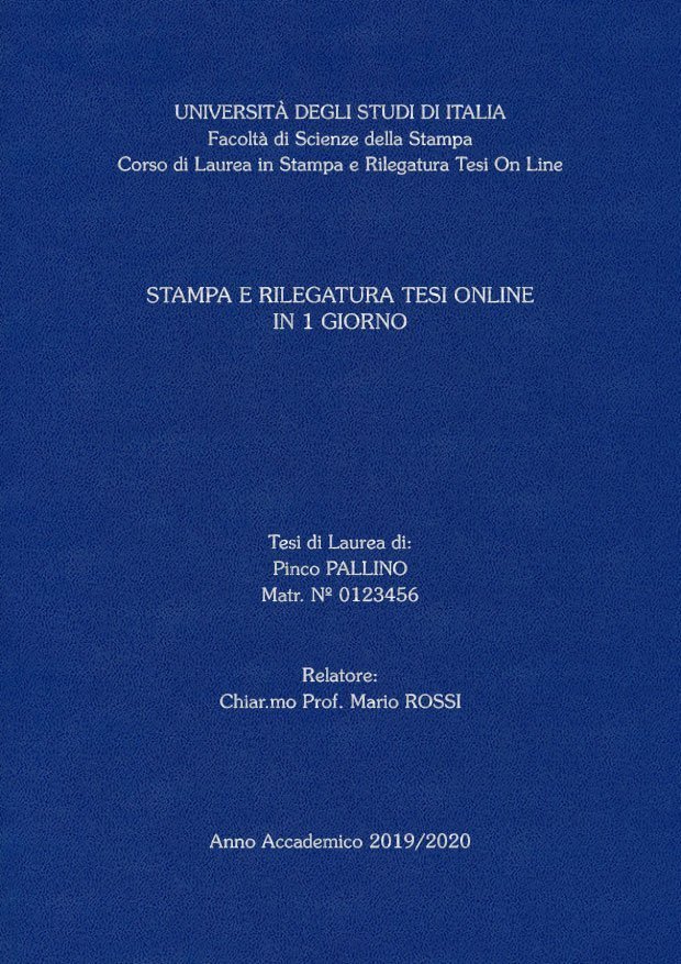 Similpelle Blu Chiaro Argento LAYOUT 4 - Senza Logo - Souvenir 