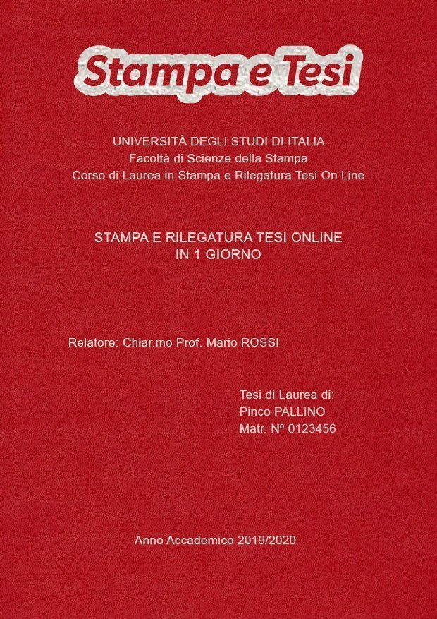 Similpelle Bordeaux Argento LAYOUT 2 - Logo in Alto - Arial