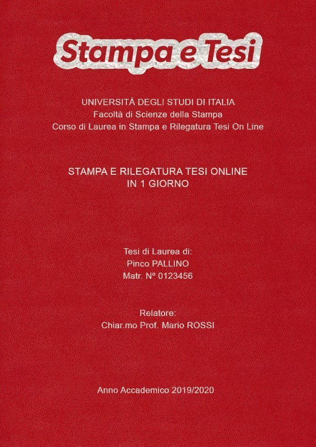 Similpelle Bordeaux Argento LAYOUT 4 - Logo in Alto - Arial