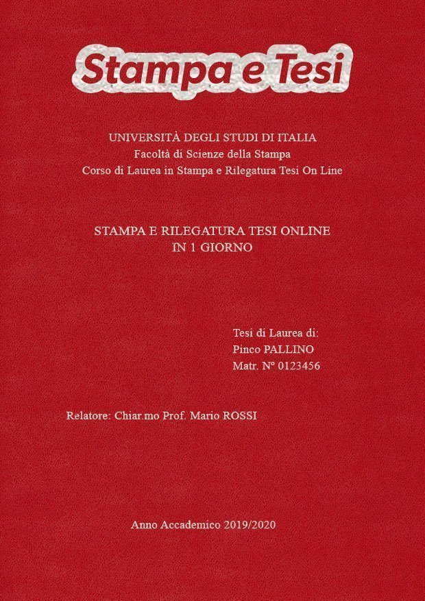 Similpelle Bordeaux Argento LAYOUT 1 - Logo in Alto - Times New Roman