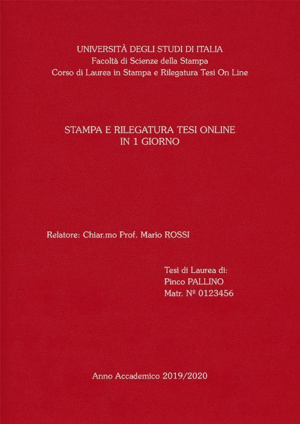 Similpelle Rosso Argento LAYOUT 2 - Senza Logo - Souvenir