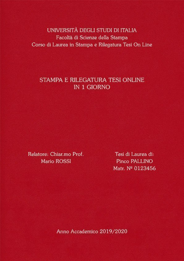 Similpelle Rosso Argento LAYOUT 3 - Senza Logo - Souvenir 