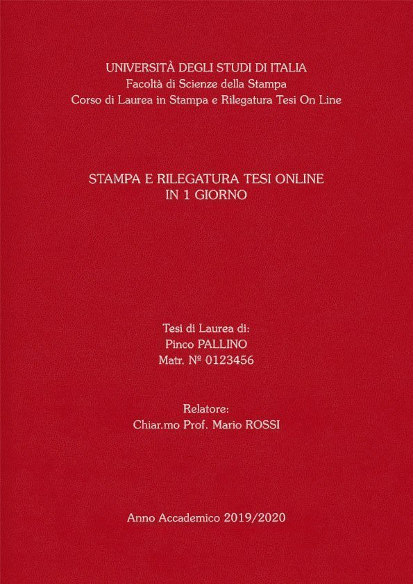 Similpelle Rosso Argento LAYOUT 4 - Senza Logo - Souvenir 