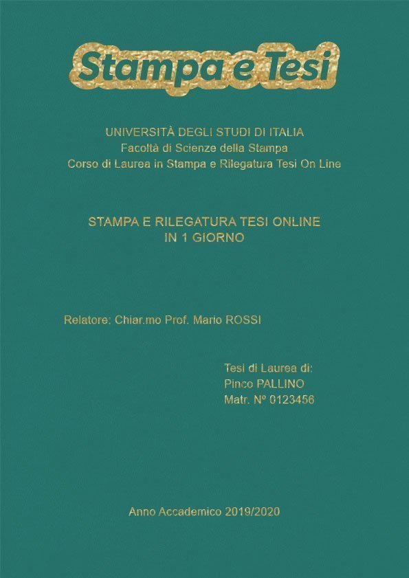 Similpelle Verde Acqua Oro LAYOUT 2 - Logo in Alto - Arial