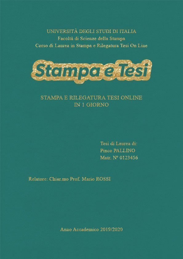 Similpelle Verde Acqua Oro LAYOUT 1 - Logo Centrato - Times New Roman