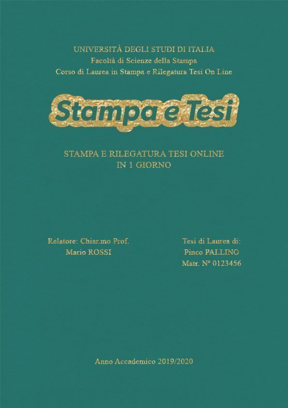 Similpelle Verde Acqua Oro LAYOUT 3 - Logo Centrato - Times New Roman