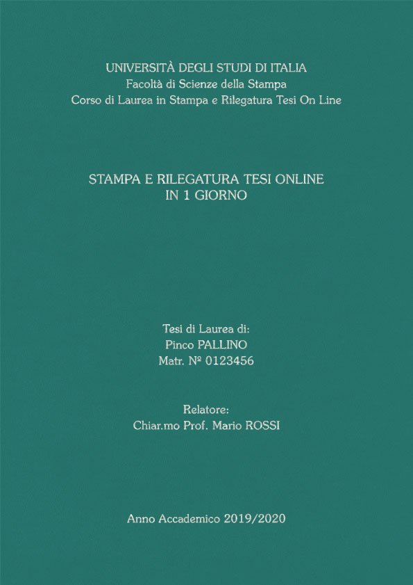 Similpelle Verde Acqua Argento LAYOUT 4 - Senza Logo - Souvenir 