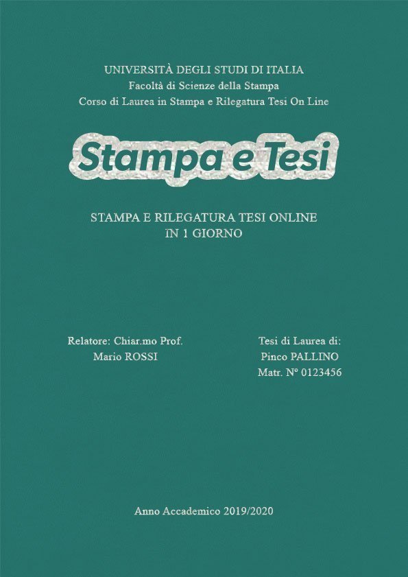 Similpelle Verde Acqua Argento LAYOUT 3 - Logo Centrato - Times New Roman