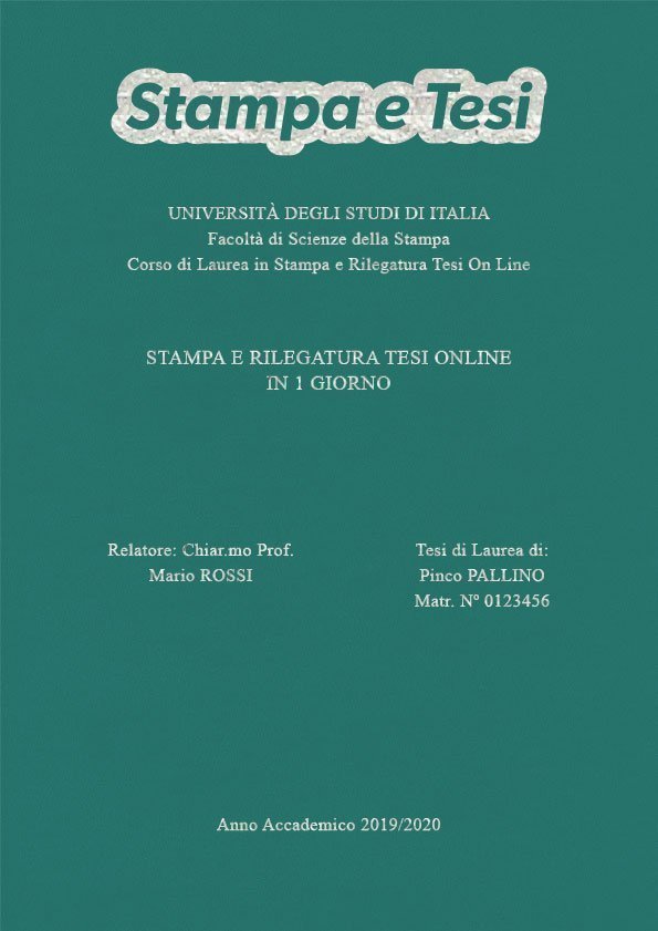 Similpelle Verde Acqua Argento LAYOUT 3 - Logo in Alto - Times New Roman