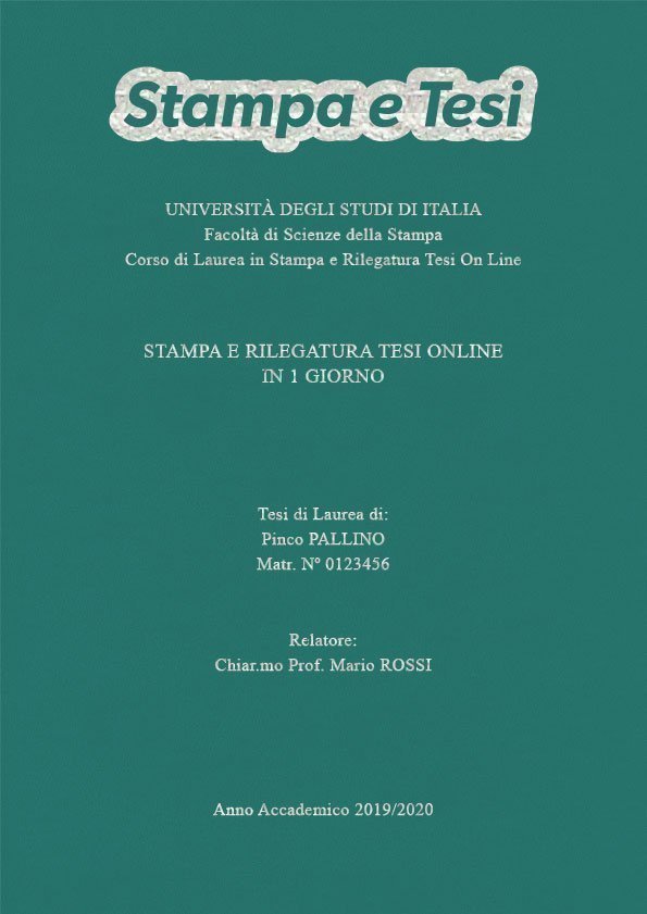 Similpelle Verde Acqua Argento LAYOUT 4 - Logo in Alto - Times New Roman