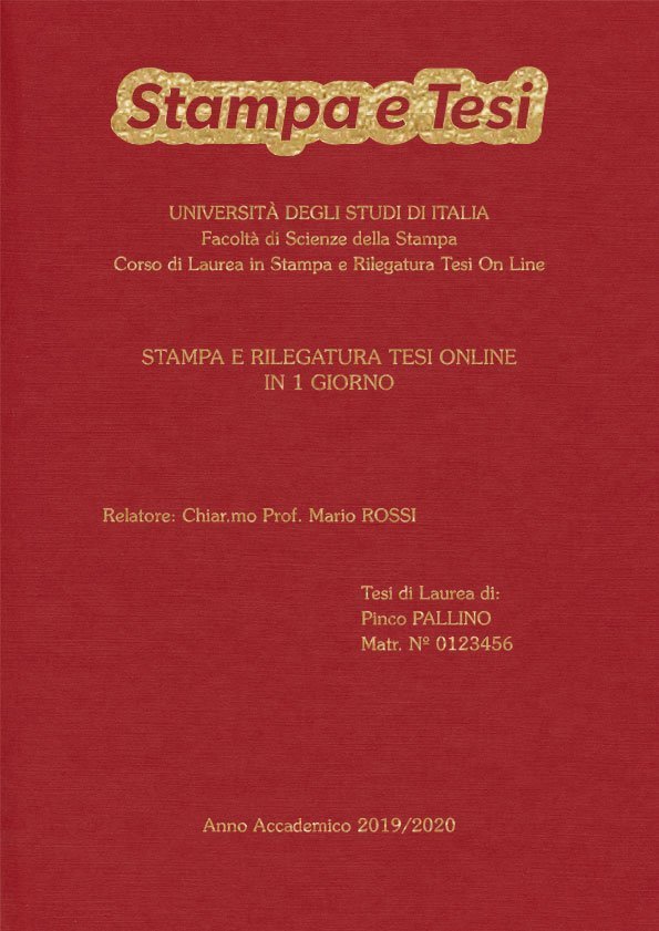 Similtela Rosso Oro LAYOUT 2 - Logo in Alto - Souvenir 