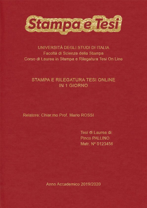 Similtela Rosso Oro LAYOUT 2 - Logo in Alto - Arial