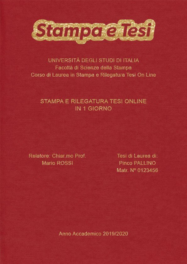 Similtela Rosso Oro LAYOUT 3 - Logo in Alto - Arial