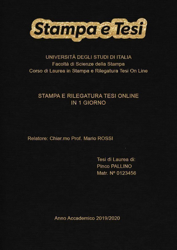 Similtela Nero Oro LAYOUT 2 - Logo in Alto - Arial