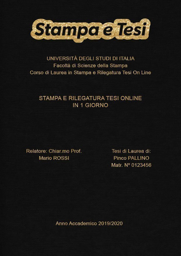 Similtela Nero Oro LAYOUT 3 - Logo in Alto - Arial