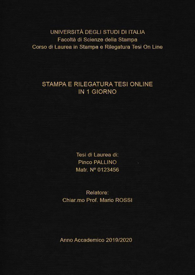 Similtela Nero Oro LAYOUT 4 - Senza Logo - Arial