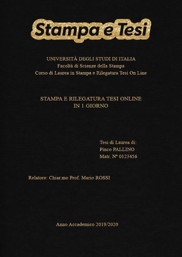 Similtela Nero Oro LAYOUT 1 - Logo in Alto - Times New Roman