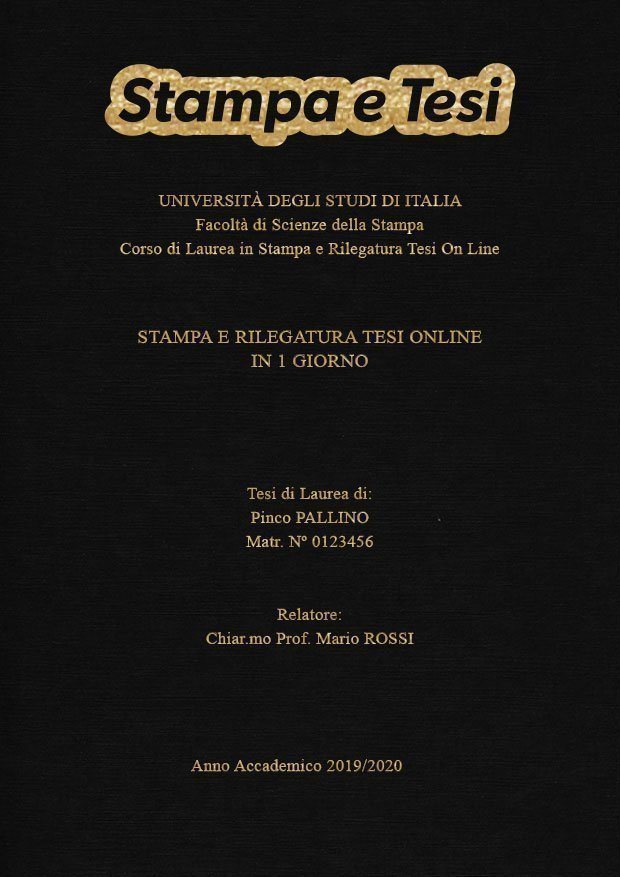 Similtela Nero Oro LAYOUT 4 - Logo in Alto - Times New Roman