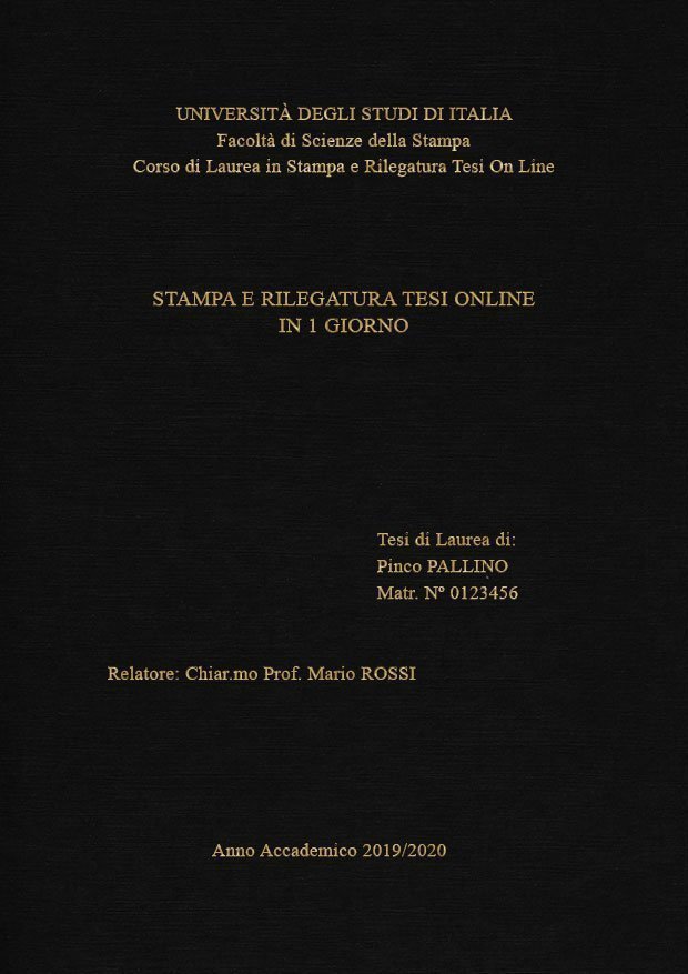 Similtela Nero Oro LAYOUT 1 - Senza Logo - Times New Roman