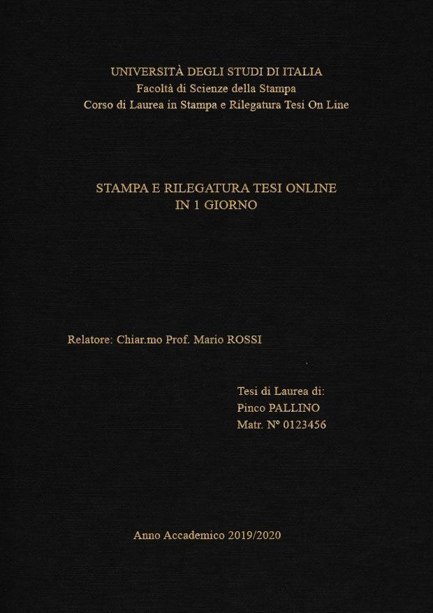 Similtela Nero Oro LAYOUT 2 - Senza Logo - Times New Roman