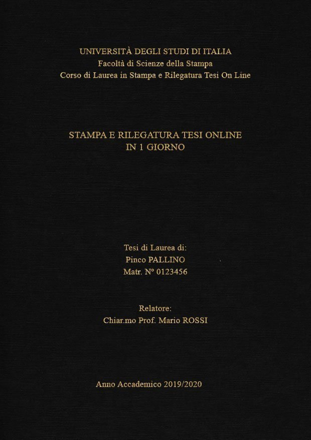 Similtela Nero Oro LAYOUT 4 - Senza Logo - Times New Roman