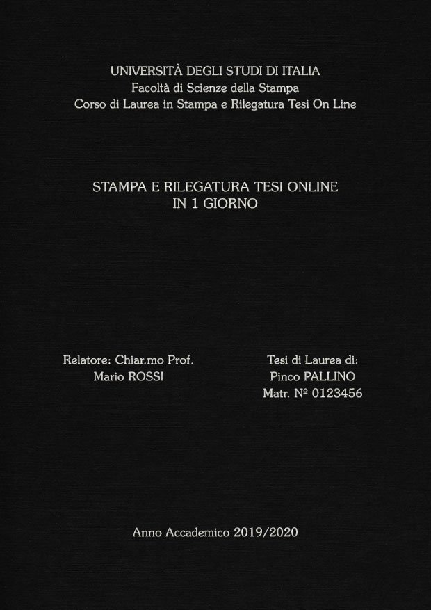 Similtela Nero Argento LAYOUT 3 - Senza Logo - Souvenir 