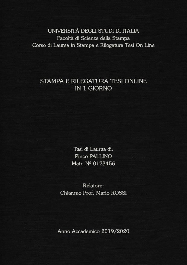 Similtela Nero Argento LAYOUT 4 - Senza Logo - Souvenir 