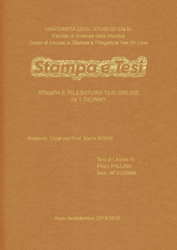 Similtela Beige Oro LAYOUT 2 - Logo Centrato - Arial