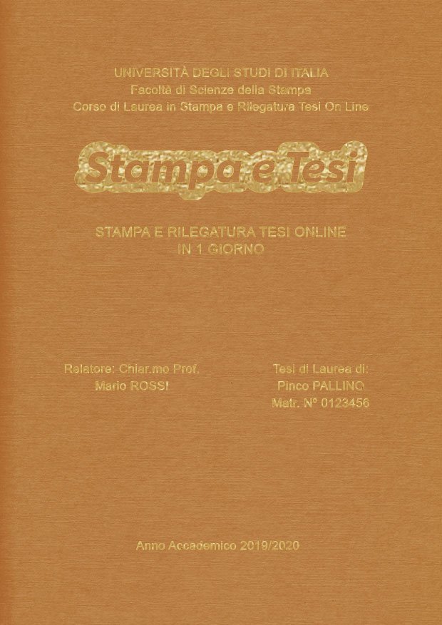 Similtela Beige Oro LAYOUT 3 - Logo Centrato - Arial