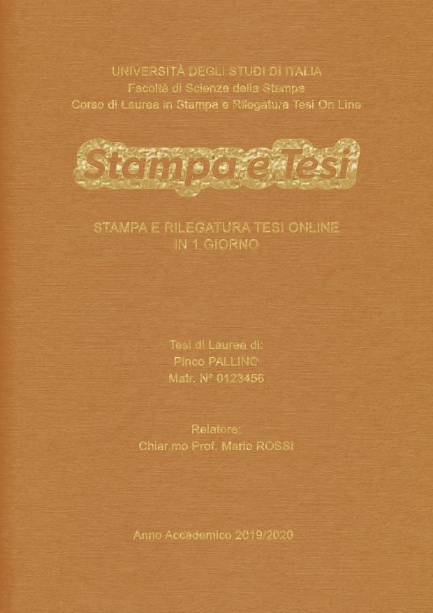 Similtela Beige Oro LAYOUT 4 - Logo Centrato - Arial