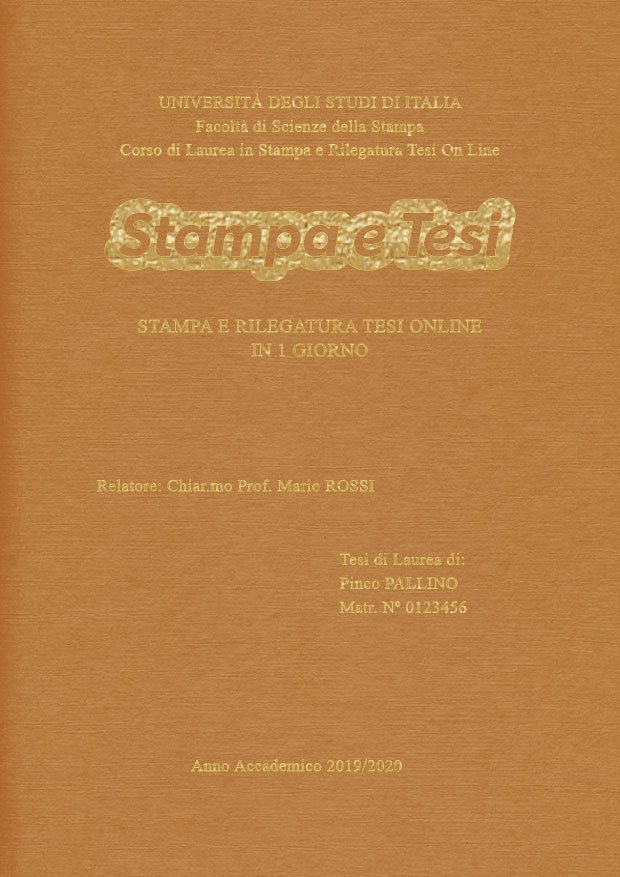 Similtela Beige Oro LAYOUT 2 - Logo Centrato - Times New Roman