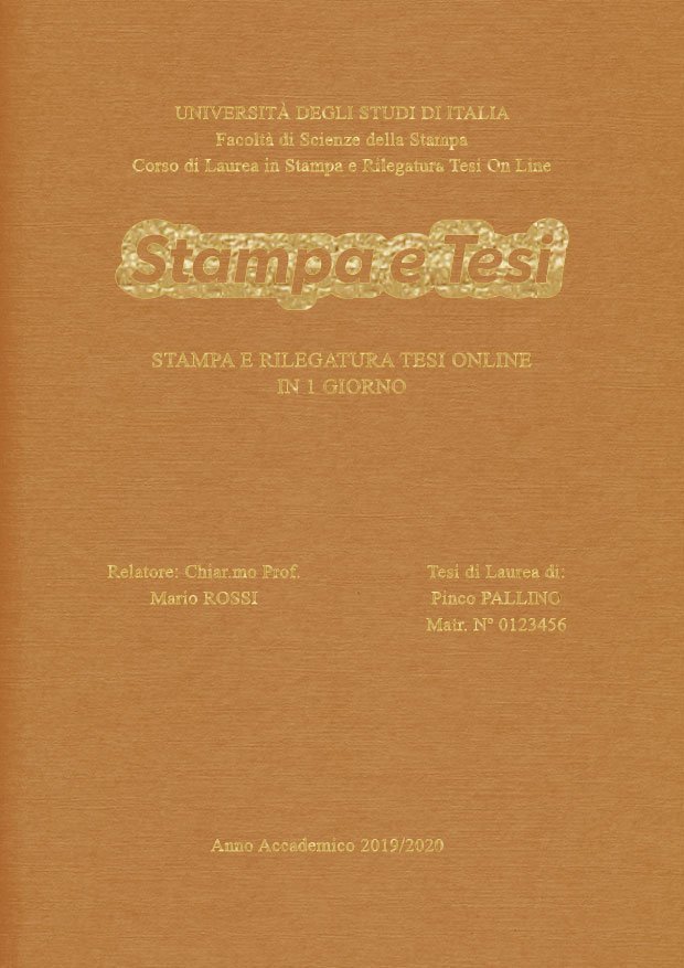 Similtela Beige Oro LAYOUT 3 - Logo Centrato - Times New Roman