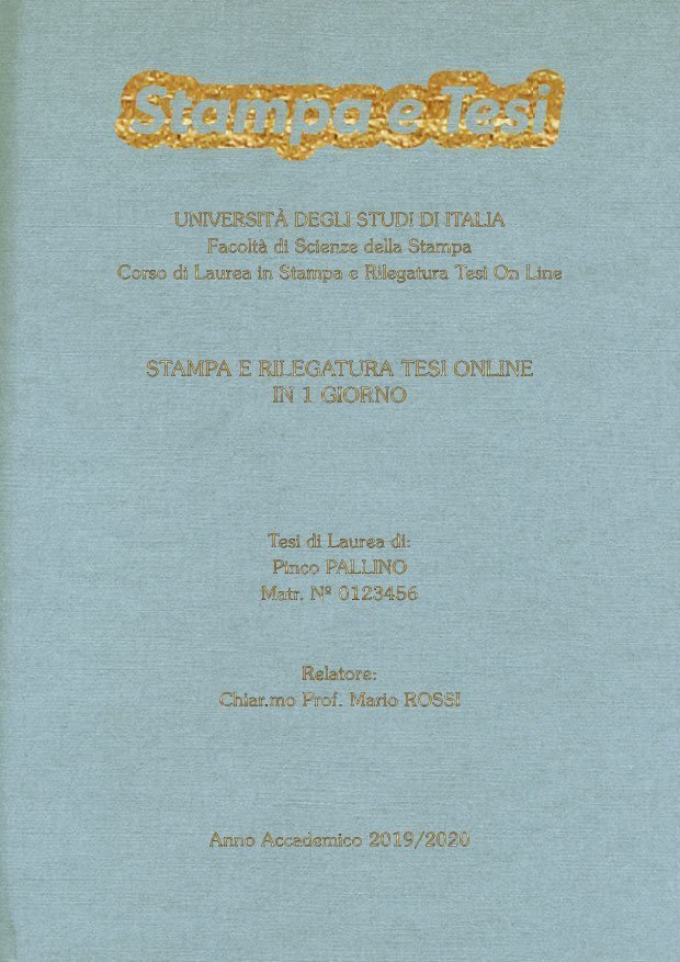 Similtela Celeste Oro LAYOUT 4 - Logo in Alto - Souvenir 