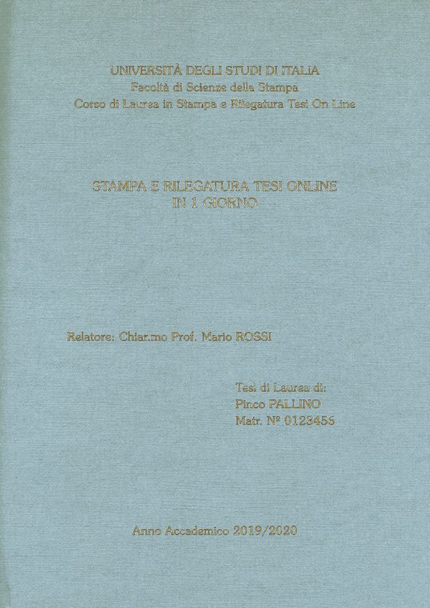 Similtela Celeste Oro LAYOUT 2 - Senza Logo - Souvenir