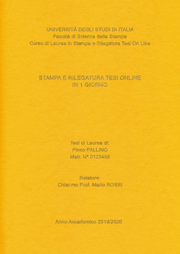 Similtela Giallo Oro LAYOUT 4 - Senza Logo - Arial