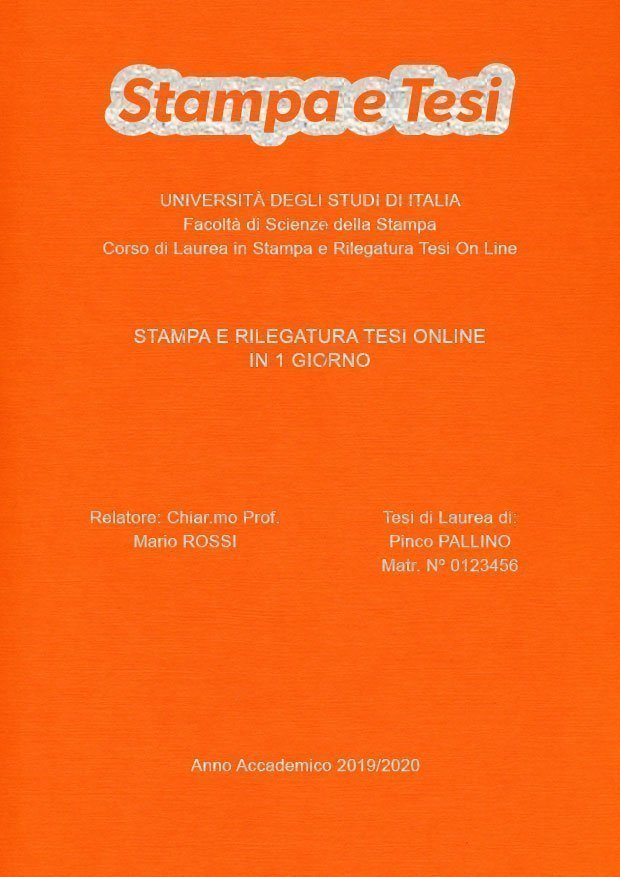 Similtela Arancione Argento LAYOUT 3 - Logo in Alto - Arial